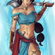 Illustration for article titled Gladiator Ariel, and other crazy designs from a nonexistent Disney Princess fighting game